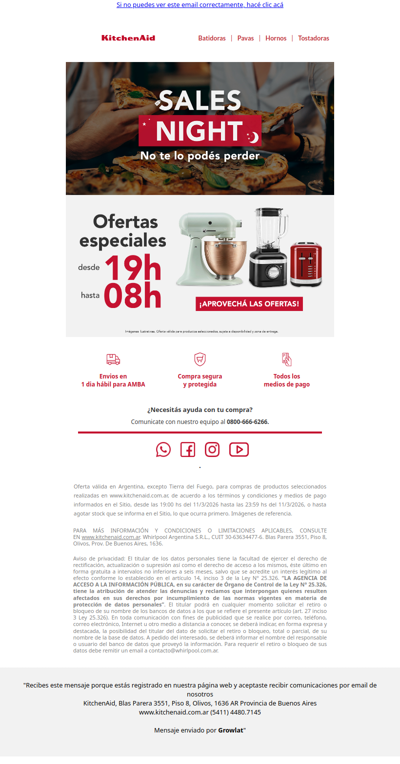 ¡Empezó la Sales Night! 🌙