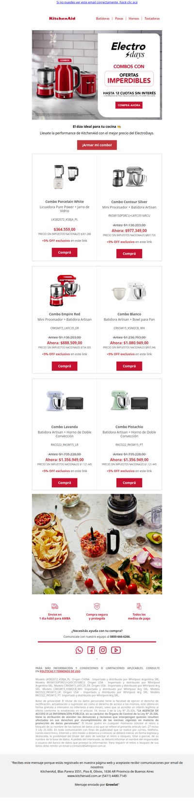 ¡Aprovechá los Combos del ElectroDays! ⚡