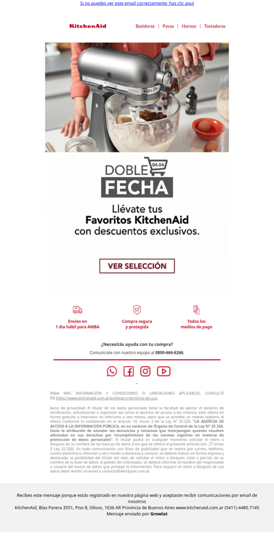 ¡04/04! Descuentos en productos elegidos 🎁