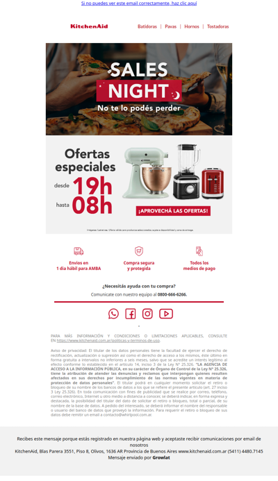 ¡Largamos nuestra Sales Night! 🌙!