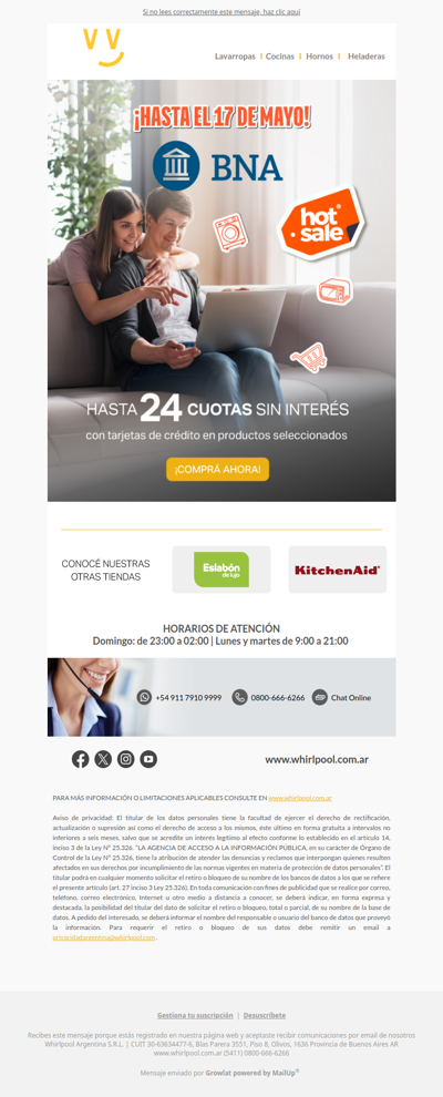 BNA | Hasta 24 cuotas SIN INTERÉS 💳