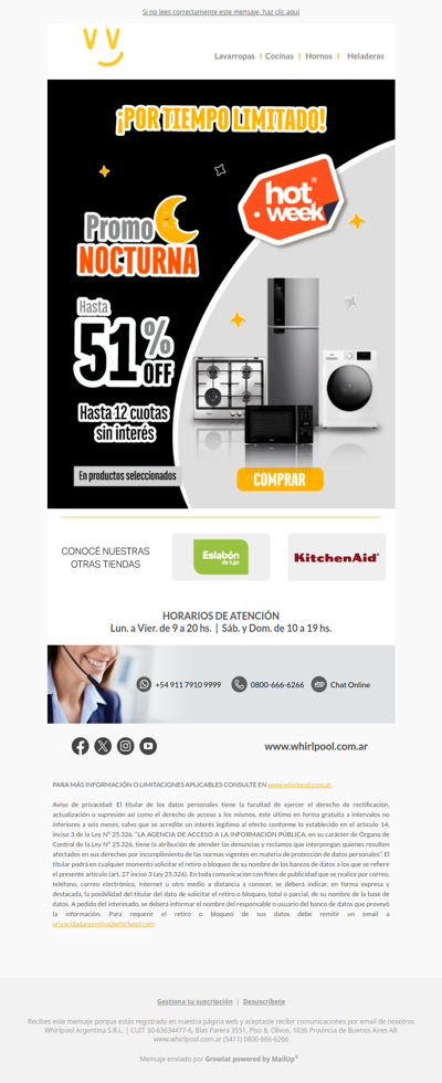 De 19 a 09 hs⏳💰¡Hasta 51% OFF!