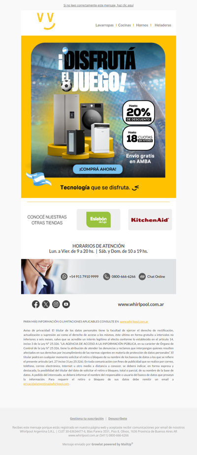 Disfrutá el juego ⚽🇦🇷 Hasta 20% OFF