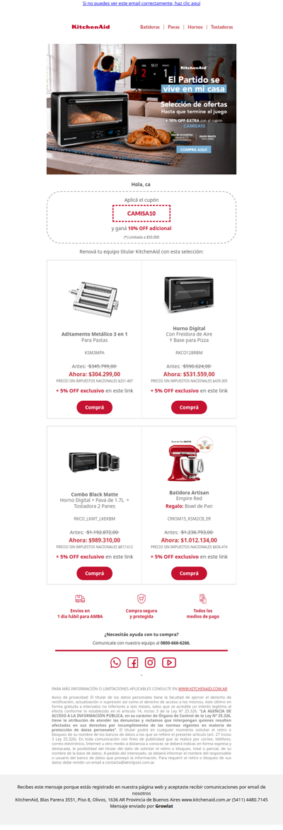 🎉 ¡Ganamos! Festejá con +10% OFF EXTRA