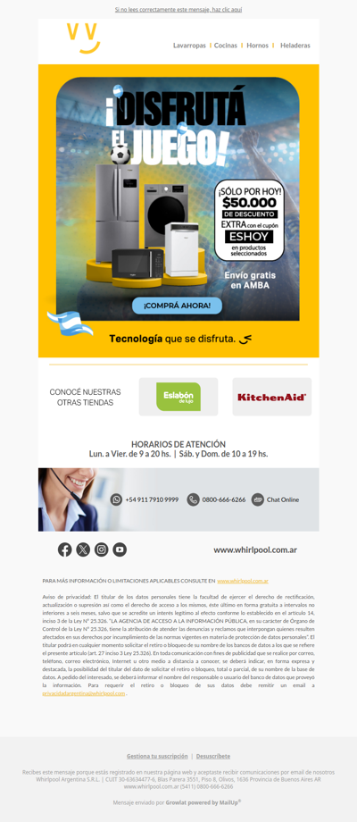 $50.000 de DESCUENTO EXTRA ⚽🇦🇷 ¡SÓLO POR HOY!