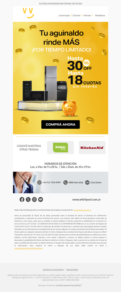 Aprovechá tu aguinaldo y el hasta 30% OFF 💰 ¡Llevate todo!