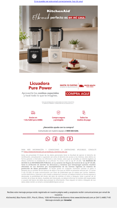 Elevá tus mañanas con KitchenAid ✨