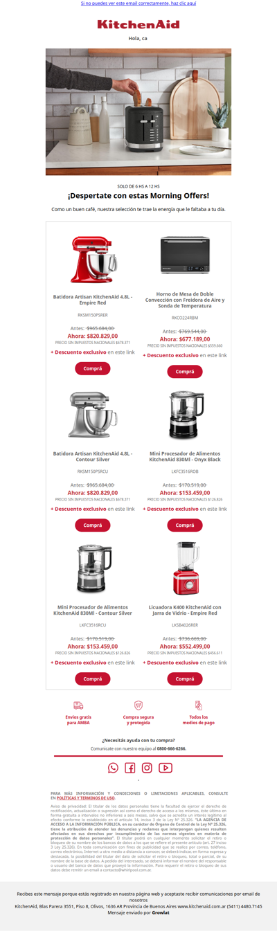 ☀️ Morning Offers: descuentos hasta el mediodia