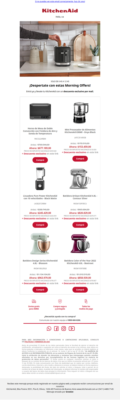 ☀️ Morning Offers: descuentos hasta el mediodia