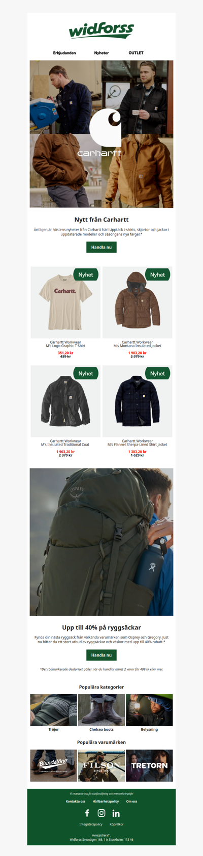 Nytt från Carhartt
