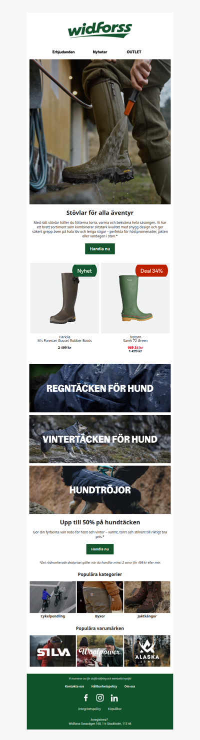 Stövlar för alla äventyr