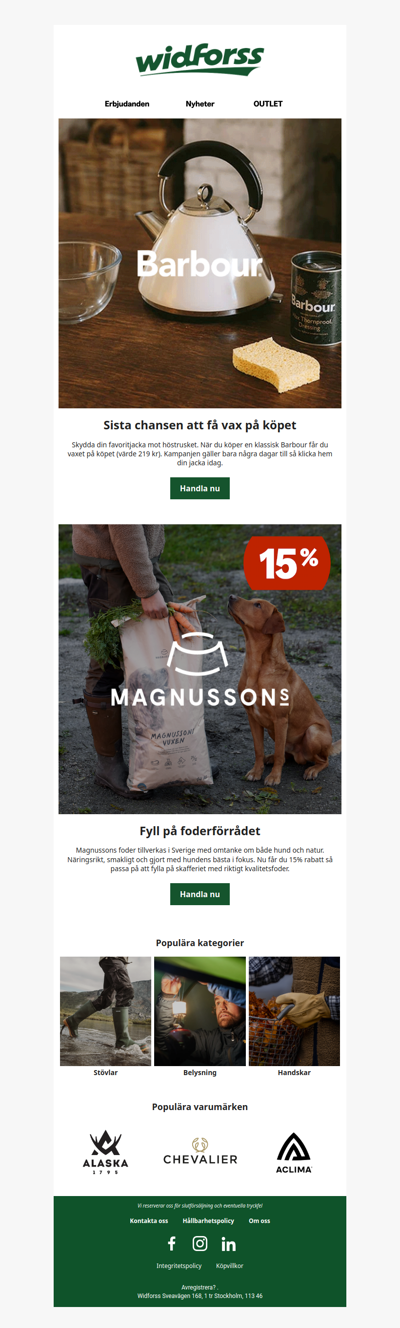 Sista dagarna på Barbourkampanjen