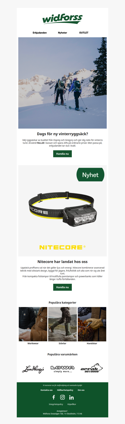 Sista chansen för 20% på ord. priser