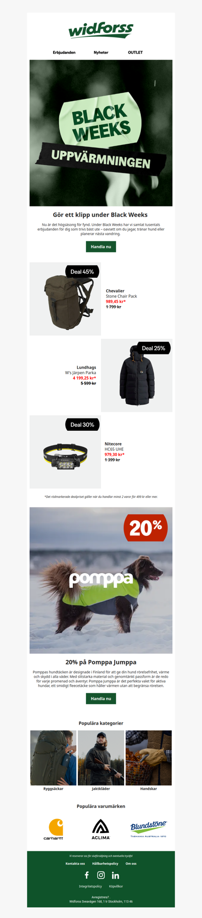 Gör ett klipp under Black Weeks 🚀