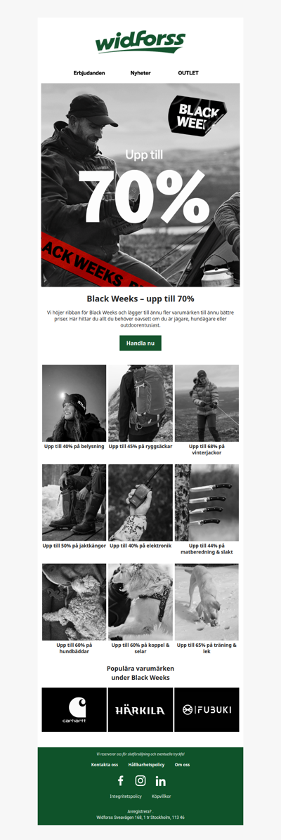 Black Weeks blev precis ännu bättre – nu upp till 70%