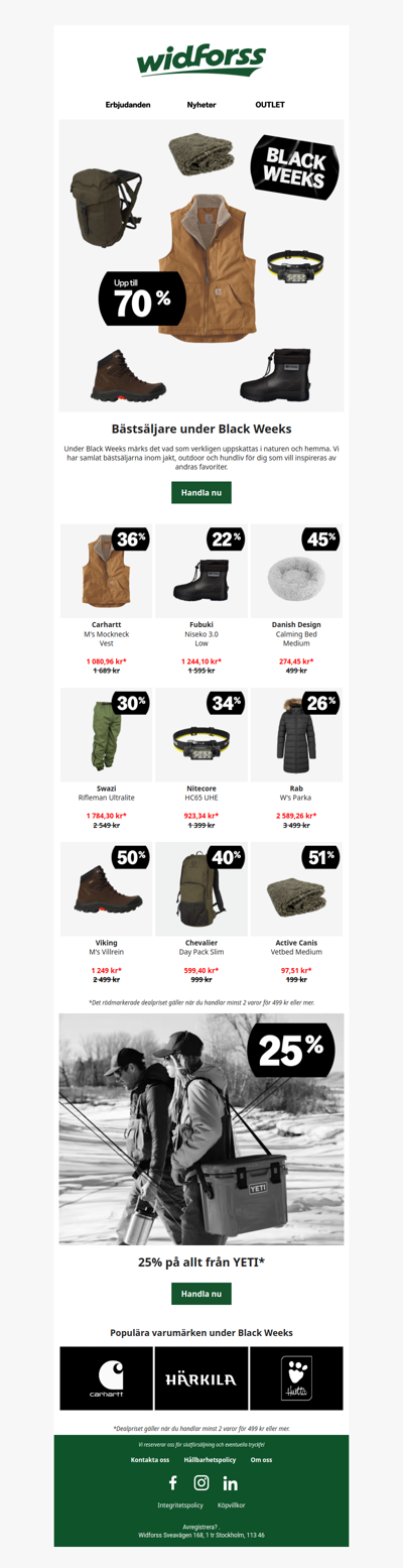 Upptäck bästsäljarna under Black Weeks 🔥