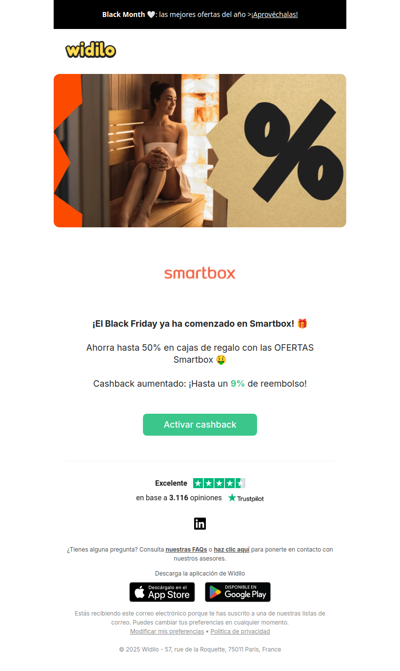 Smartbox: ¡Ahorra hasta 50% en cajas de regalo!
