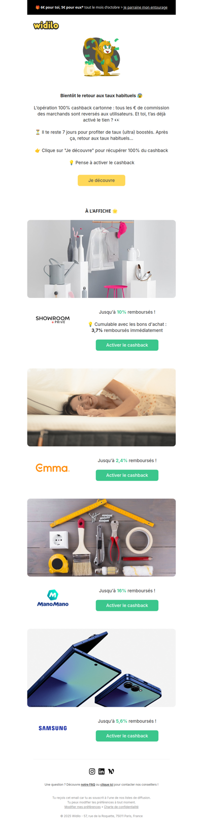 Plus qu'une semaine pour en profiter !