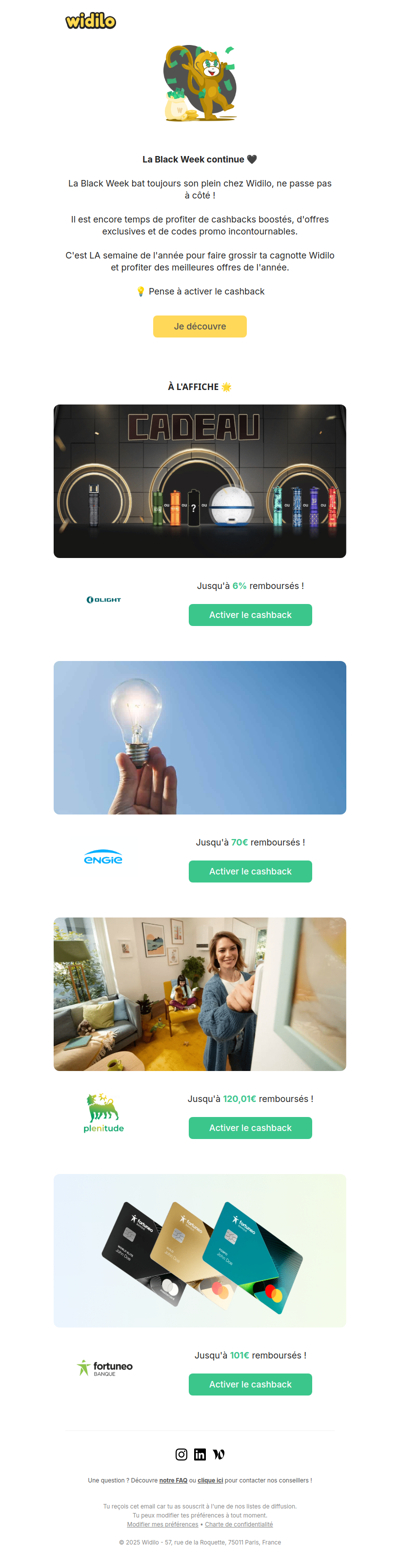 La meilleure semaine de l'année