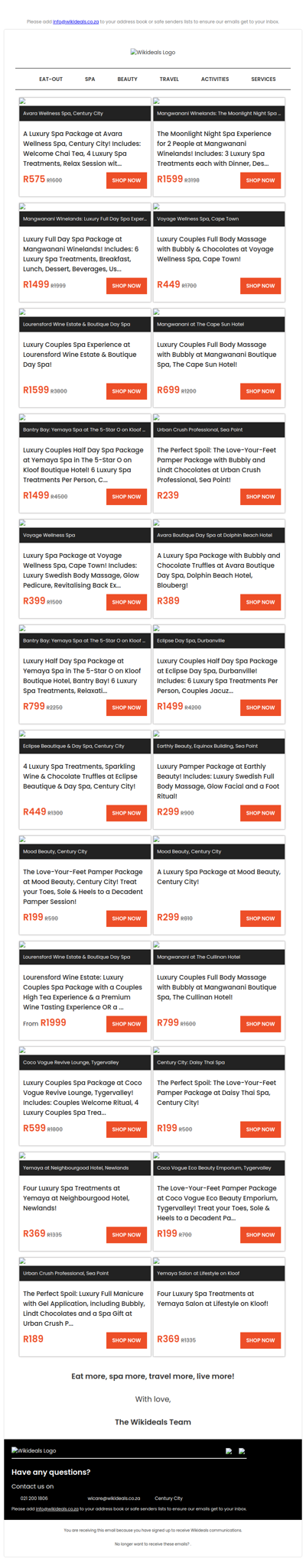 Spa Luxury: Avara Wellness Spa | Mangwanani African Spa | Yemaya Spa at The 5-Star O on Kloof Boutique Hotel | Wellness in the Winelands