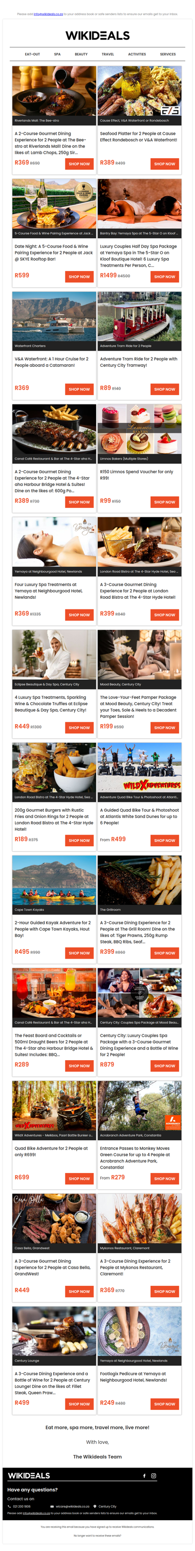 Riverlands Mall: 2-Course Gourmet Dining Experience for 2 at The Bee-stro | 200g Gourmet Burgers and Fries for 2 at London Road Bistro