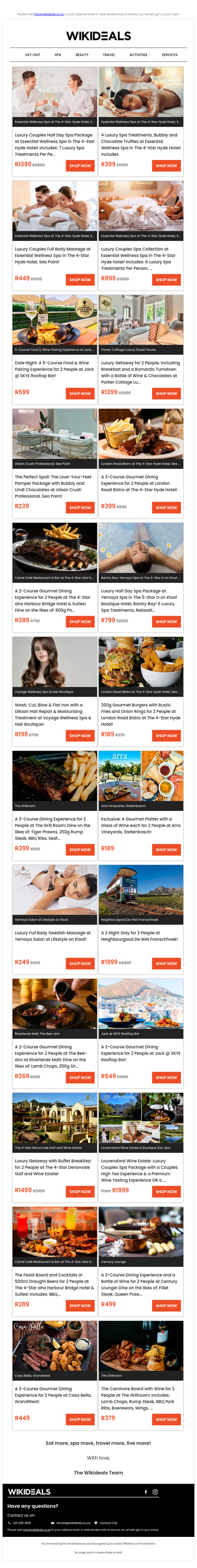 Spa at The Hyde Hotel: Luxury Couples Half Day Spa Package or Couples Full Body Massage at Essential Wellness Spa