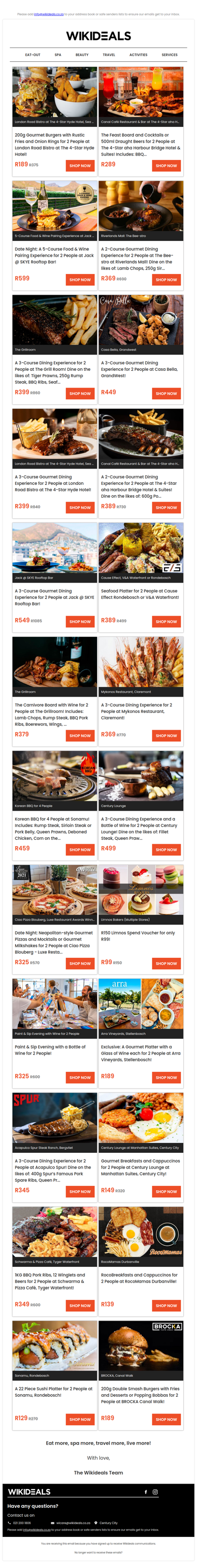 Eat Out: London Road Bistro | Canal Café | Skye Rooftop Restaurant | The Bee-stro | Cause Effect | Grill Room | Sonamu Korean BBQ | Arra Vineyards