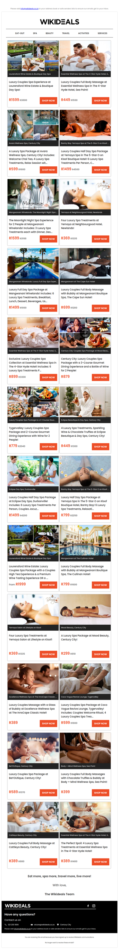 Spa Luxury: Wellness in the Winelands | Avara Day Spa | Essential Wellness Spa | Mangwanani African Spa | Yemaya Day Spa | Coco Vogue Beauty Bar