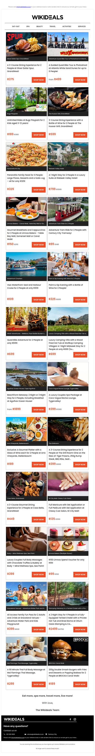 Spur GrandWest: 3-Course Dining Experience for 2 | Dune Bashing & Quad Bike Adventure | Glamping Getaway in a Tented Chalet with a Hot Tub