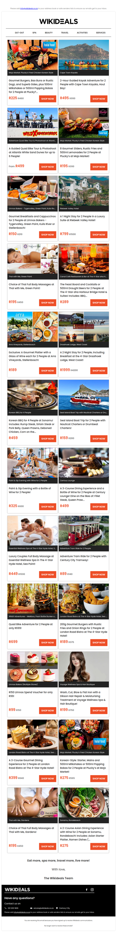 Mojo Market: Gourmet Burgers, Bao Buns or Rustic Dogz with Superb Sides and 500ml Milkshakes at Pluckys | Quad Bike Adventure – Melkbos or Paarl