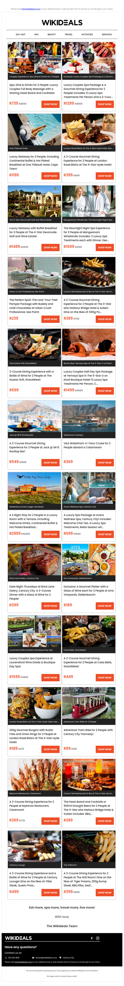 Spa, Dine & Drinks: Couples Full Body Massage with The Sharing Feast Board & Cocktails | 3-Course Dining Experience for 2 at London Road Bistro