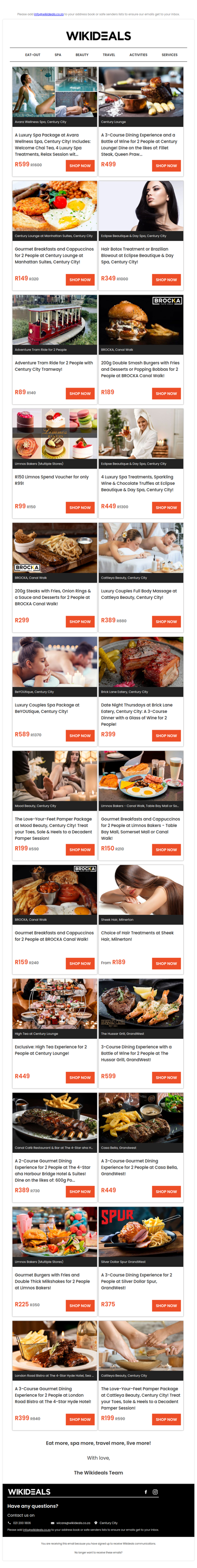 Luxury Spa Package with Jacuzzi, Sauna, Steam Room & Heated Pool at Avara Spa | 3-Course Dining Experience with a Bottle of Wine at Century Lounge