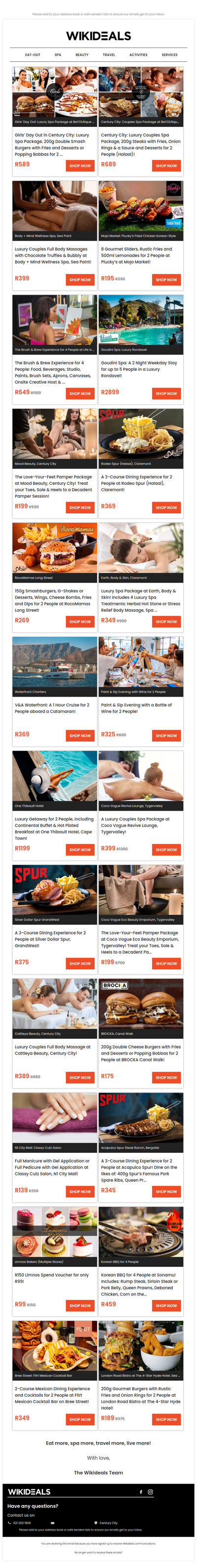 Girl’s Day Out: Luxury Spa Treatments, Gourmet Burgers and Desserts for 2 | Plucky’s at Mojo Market: Gourmet Sliders, Fries & 500ml Lemonades for 2