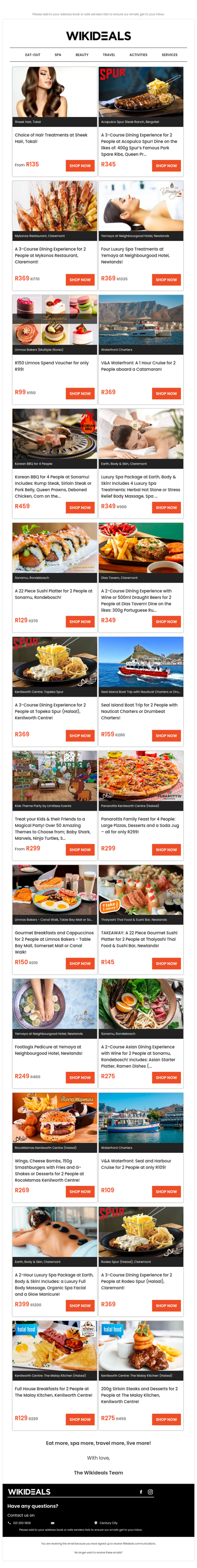 Sheek Hair, Tokai: Choice of Hair Treatments | Luxury Spa Package at Yemaya Spa, Newlands | Spur Bergvliet: 3-Course Dining Experience for 2