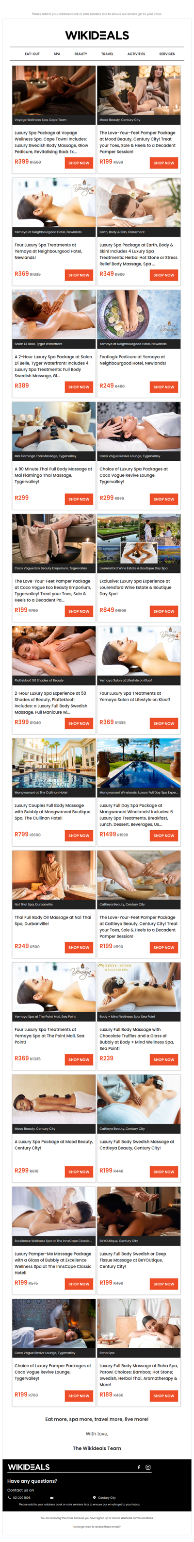 The Perfect Spoil: Massages, Pamper Packages & Spa Experiences