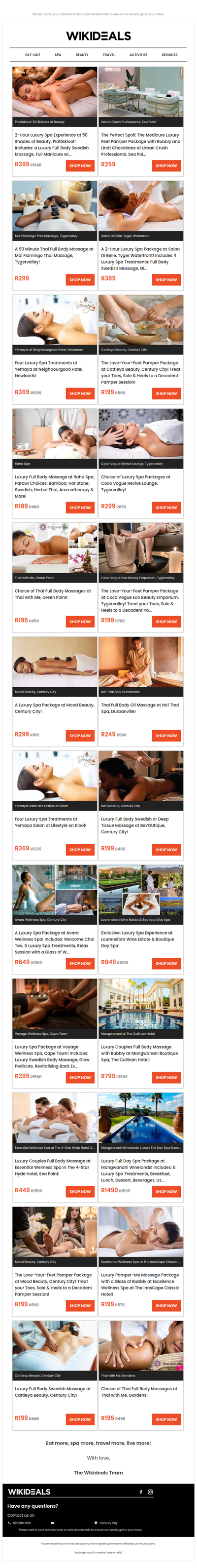 A Girl’s Gotta Spa: Choice of Pamper Packages & Body Massages – Just for Her