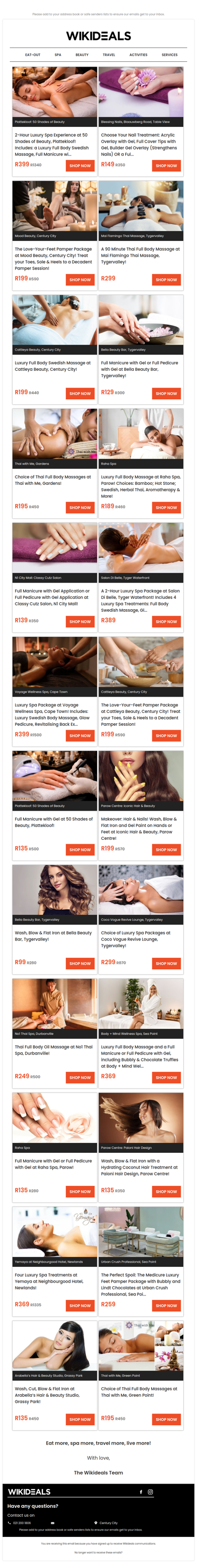 All Things Relaxation & Beauty: Pamper Packages, Massages, Hair Treatments, Manicures, Pedicures & More