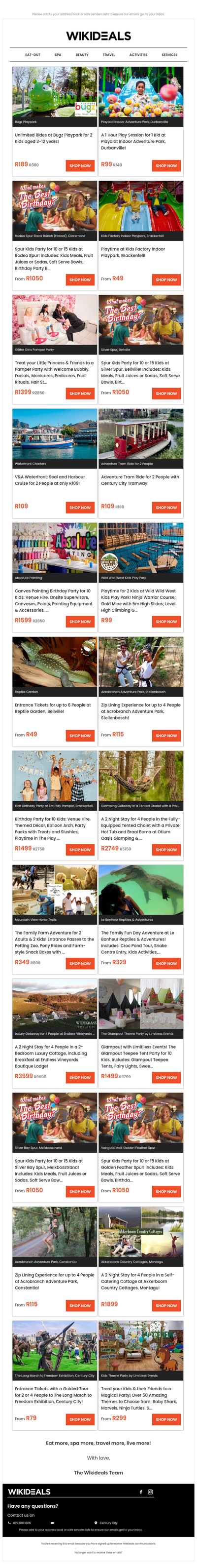 Kids’ Fun, Adventures, Birthday Parties & Family-Friendly Getaways