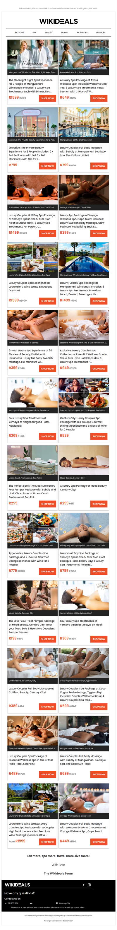Spa Luxury: Mangwanani African Spa | Avara Wellness Spa | Wellness in the Winelands | Yemaya Day Spa | Essential Wellness Spa