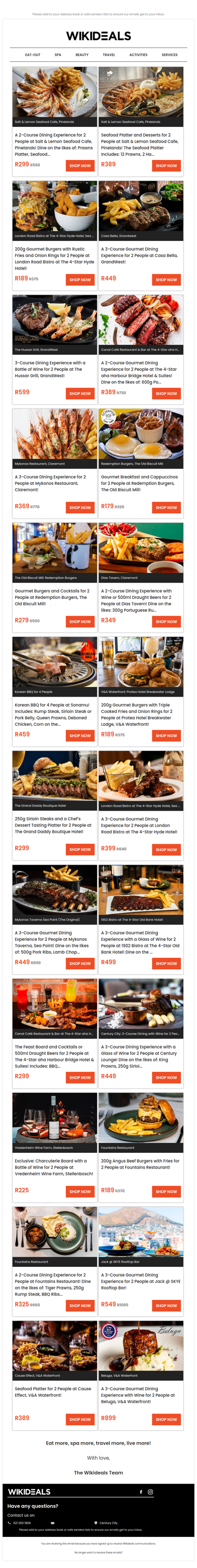 Salt & Lemon Seafood Café: Seafood Platter with Desserts or a 2-Course Dining Experience | 200g Gourmet Burgers with Fries at London Road Bistro