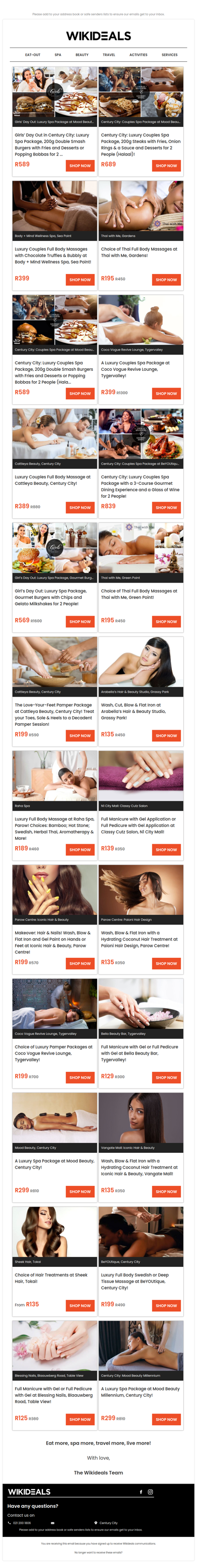 Girls’ Day Out in Century City: Luxury Spa Treatments, 200g Gourmet Burgers and Desserts | Choice of Thai Full Body Massages at Thai with Me