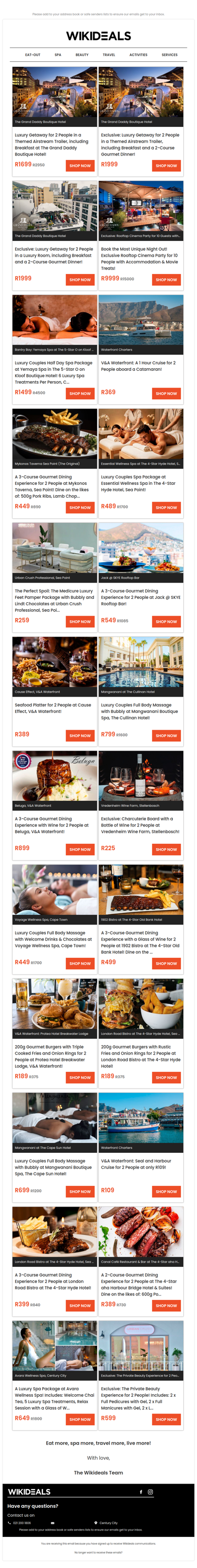Getaway for 2 in an Airstream Trailer at The Grand Daddy Boutique Hotel | 3-Course Gourmet Dining Experience at Skye Rooftop Restaurant