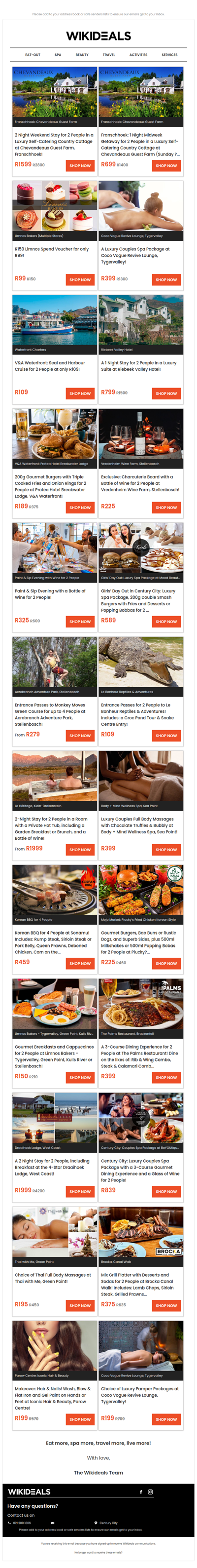 Franschhoek: 2 Night Weekend Getaway at Chevendeaux Guest Farm | Sea Point: Couples Massage with Bubbly & Chocolates at Body + Mind Wellness Spa