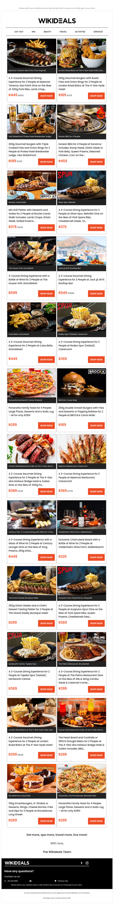 Hungry? Check Out These Tasty Deals on Wikideals