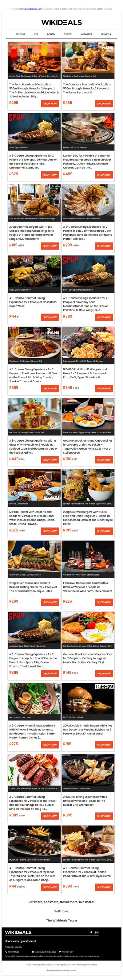 Eat Out: The Palms Restaurant | Spur Bellville | aha Harbour Bridge Hotel | Casa Bella | Sonamu Korean BBQ | Salt & Lemon Seafood Café | Seafood Lapa