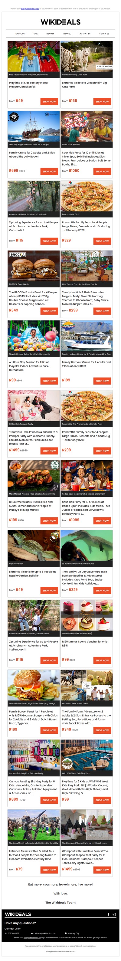 Kids' Fun, Family Adventures & Tasty Meals Await!
