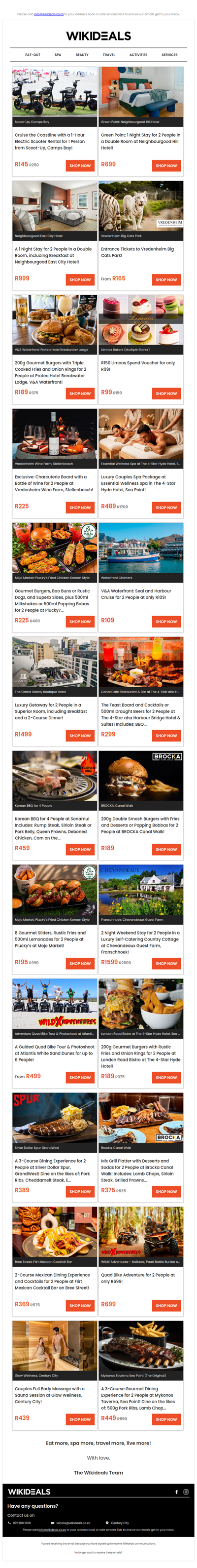 Camps Bay: Cruise the Coastline with Scoot-Up | Green Point: V&A Waterfront: 200g Gourmet Burgers with Fries at Protea Hotel Breakwater Lodge