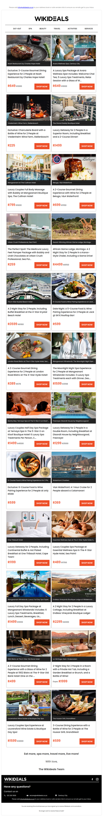 Luxury Deals You'll Love: Gourmet Dining, Spa Experiences & Exclusive Getaways