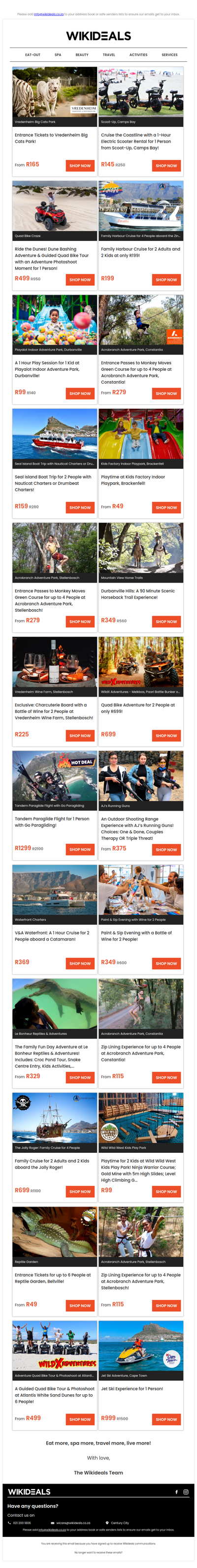 🤩 Fun & Adventure: Quad Biking, Horse Riding, Kids' Play, Big Cats, Boat Cruises & More