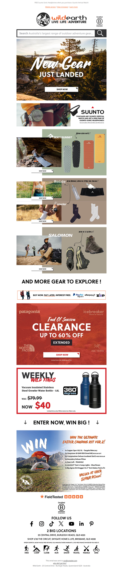 Shop New Sea to Summit, Salomon and More! 🙌